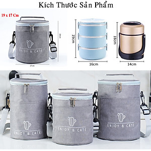 Túi Giữ Nhiệt Đựng Hộp Cơm Văn Phòng Siêu Dày – Chọn Size – Giữ Nhiệt – 3 Lớp - Chống Thấm Cao Cấp Chính Hãng miDoctor