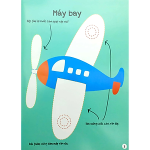 Sách Dán Hình Siêu Đáng Yêu - Các Phương Tiện Giao Thông