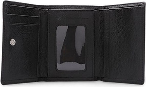 Túi unisex da bò Huy Hoàng 3 gấp loại nhỏ nhiều màu sắc HT3136-37-38