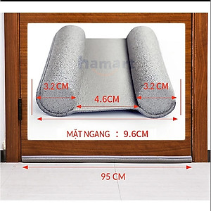 Thanh Xốp Chắn Khe Cửa Tiện Lợi Và Chống Côn Trùng Chắn Gió Điều Hòa PaKaSa