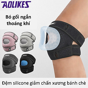 Đai bảo vệ đầu gối đệm kép chuyên nghiệp AOLIKES A-7927 thoáng khí, hấp thụ sốc, đa năng cho mọi hoạt động