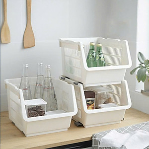 Kệ xếp tầng đa năng Việt Nhật tiện ích (5569) đựng đồ tiết kiệm không gian chất liệu nhựa bền đẹp - Hàng Việt Nam