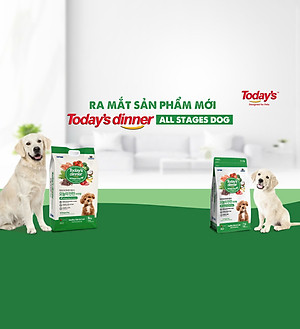 [ 1KG ] Thức ăn hạt cho chó mọi lứa tuổi TODAY'S DINNER 