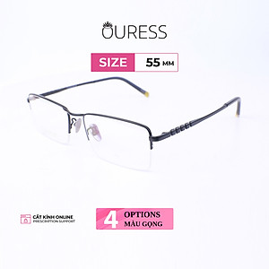 Gọng kính titanium thời trang nam siêu nhẹ siêu bền OURESS sw10002