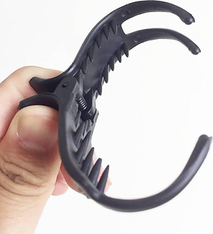 Combo 2 Kẹp tóc nữ càng cua 3 răng màu sắc (màu ngẫu nhiên)