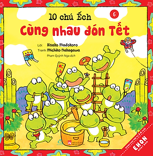 Sách Combo Ehon Nhật Bản 10 Chú Ếch Phần 1 - TB 2024 (Tập 1 - 6)