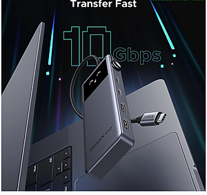 Hub chuyển đổi  USB-C 6 in 1 Groovy Robot Uno Ugreen 35998 ra USB-C, USB-A 3.2, HDMI 4K@60Hz, Sạc PD 100W - Hàng chính hãng