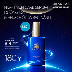 Bộ sữa chống nắng Anessa dưỡng da dịu nhẹ dạng sữa SPF50+ PA++++ 60ml và Serum dưỡng da và phục hồi da sau nắng 180ml
