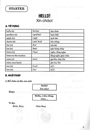Bài Tập Tiếng Anh 1 (Biên Soạn Theo Bộ Sách Family And Friends 1 National Edition) (HA)