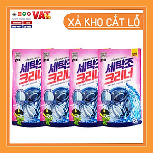 Gói bột tẩy vệ sinh lồng máy giặt Sandokkaebi 450g Hàn Quốc - Nhập khẩu chính hãng