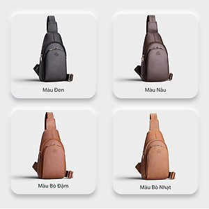 Balo Lata ( Thời trang nam đi chơi - Balo đeo chéo da BALC28 )