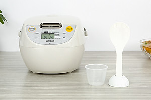 Nồi Cơm Điện Tử Tiger JBV-S10W - 1 Lít - Hàng Chính Hãng