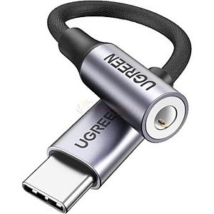 Cổng chuyển đổi Ugreen USB-C to 3.5mm Audio Cable AV161 - Hàng chính hãng