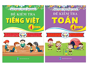 Sách - Combo Đề Kiểm Tra Toán Và Tiếng Việt Lớp 4 Học Kì 2 - Cánh Diều