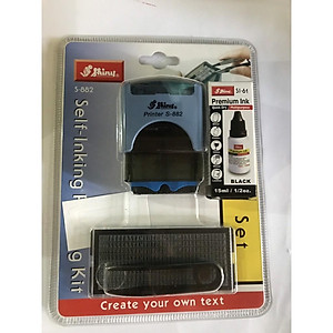 Con Dấu 2 Dòng NSX, HSD, Ngày Tháng Năm tự ghép Thương Hiệu Shiny