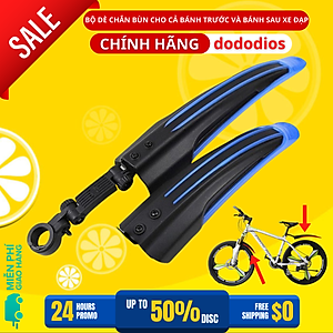 Dè chắn bùn xe đạp thể thao - 2 chiếc TRƯỚC VÀ SAU - Chính hãng dododios
