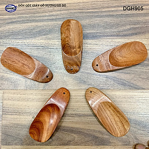 Đón giày Gỗ Hương/Gõ đỏ vân gỗ đẹp, có thể bỏ túi tiện dụng (DGH905) hàng xuất khẩu, kiểu dáng nhỏ gọn - HAHANCO