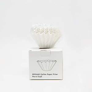 Giấy lọc 50 tờ hình tròn Wave cho phễu kalita 155 185 ORIGAMI