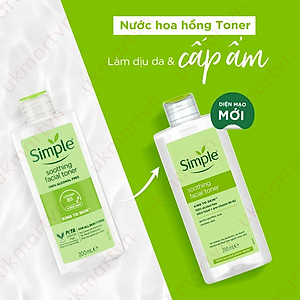 Combo Simple Làm Sạch Nước Tẩy Trang + Nước Hoa Hồng