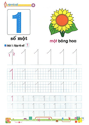 Tủ Sách Bé Vào Lớp Một - Tập Tô Số Lớp 1