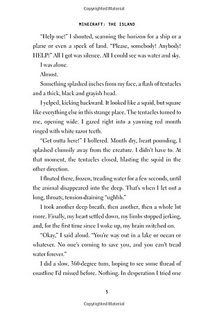 Sách Minecraft : The Island (An Official Minecraft Novel)