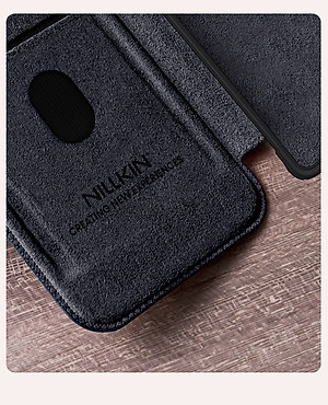 Bao Da Chính Hãng Nillkin Qin Dành Cho Samsung Galaxy S25 Ultra Cao Cấp, Có Ngăn Chứa Thẻ - Hàng chính hãng