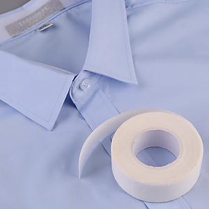 Cuộn 8M Băng Dán Cổ Áo Sơ Mi Chống Bẩn Vải Không Dệt Thoáng Khí Bám Dính Tốt Thấm Hút Mồ Hôi