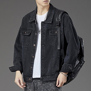 Áo khoác nam jean mới VEAST hàng đẹp mẫu mới-A3000