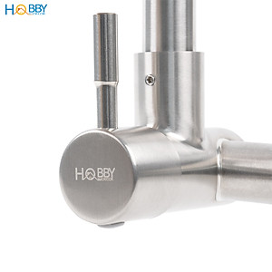 Vòi rửa chén lạnh gắn tường Inox 304 Hobby home decor VT2