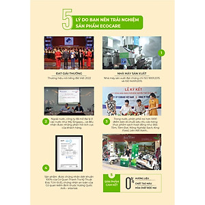 Nước Rửa Chén Hữu Cơ ECOCARE 2L Chiết Xuất Bồ Hòn Và Tinh Dầu Sả Chanh, Quế, Cam, Chanh Gừng Bảo Vệ Da Tay, An Toàn Cho Trẻ Nhỏ