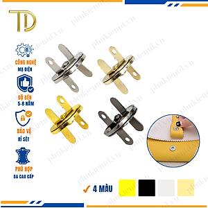 Nút hít nam châm túi xách, Nút nam châm túi xách, Nút nam châm gắn túi mạ điện độ bền 5-8 năm