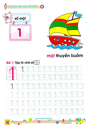 Tủ Sách Cho Bé Vào Lớp 1 - Bé Tập Đếm Và Tập Tô