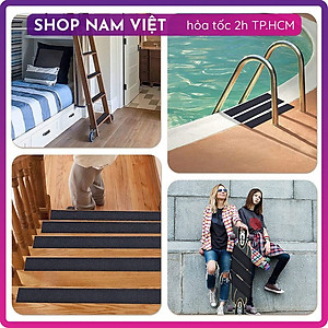 Miếng Dán Chống Trượt Cầu Thang PVC Cỡ Lớn, Chống Nước
