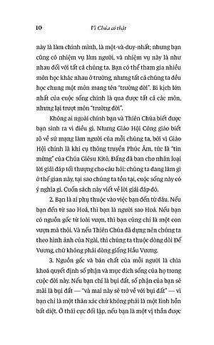 VÌ CHÚA CÓ THẬT