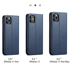 Bao da ốp lưng dành cho điện thoại Iphone X , IP Xr, Xs max, IP 11, 11 pro, 11 pro max, IP 12, 12 Pro, 12 Pro max dạng ví cao cấp, kiểu dáng thời trang có ngăn đựng thẻ tiện lợi