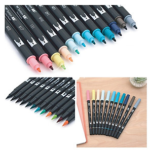 Bộ 12 Bút Tombow Dual Brush màu mới 2019 