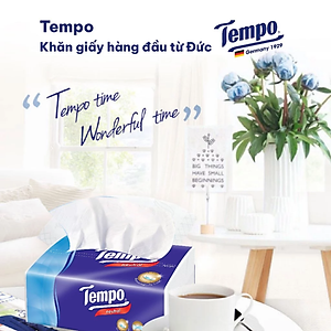 Combo 2 Lốc Khăn Giấy Gói Rút Tempo Không Mùi (Lốc 4 Gói)