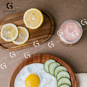 Muối hồng Himalaya GUfoods (dạng hạt mịn) - Tự nhiên, Giàu khoáng chất vi lượng, Không phụ gia, Không tinh chế