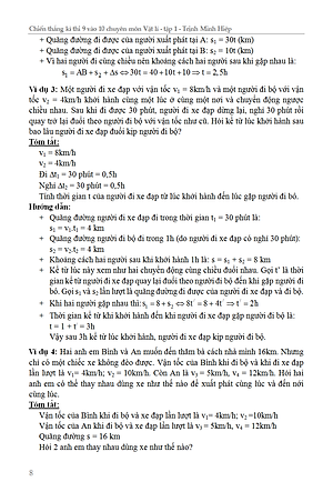 Sách Chiến Thắng Kì Thi 9 Vào 10 Chuyên Vật Lý (Tập 1)
