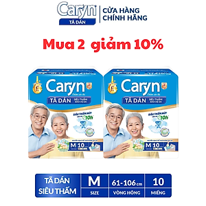 Tã Dán Siêu Thấm Caryn M10 (10 Miếng)