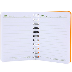 Lốc 2 Sổ Lò Xo Grand A6 - 240 Trang Bìa Giấy