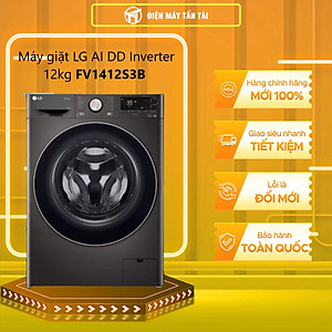 MÁY GIẶT CỬA TRƯỚC LG FV1412S3B 12kg INVERTER - HÀNG CHÍNH HÃNG (CHỈ GIAO HCM)