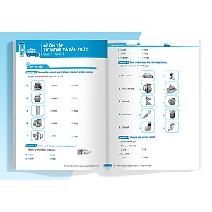 Sách Đề ôn tập từ vựng và cấu trúc tiếng Anh lớp 1