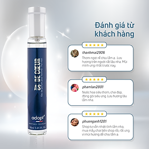 Nước hoa nam,nước hoa quang linh chính hãng Adopt as decour hương thơm sang trọng mạnh mẽ dung tích 30ml