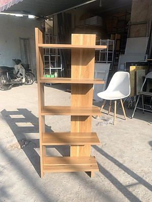 Kệ sách góc tường gỗ CN HT1250