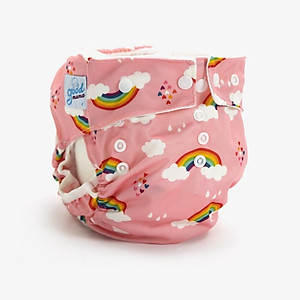 Bỉm Vải Cho Bé, Quần Tã Vải Cao Cấp Goodmama Chống Tràn Chống Hăm Cho Bé Size M,L