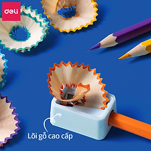 Bút Chì Màu Gốc Nước Cao Cấp Deli 24/36/48/72 Màu Hộp Thiếc - Không Dễ Gãy Tô Vẽ Tranh Chuyên Nghiệp