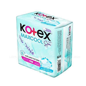 Combo 4 Băng Vệ Sinh Kotex Hàng Ngày Max Cool French Spa 20 miếng/Gói