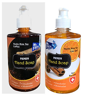 Nước rửa tay khử mùi Mr.Fresh 500ml Hương Cafe