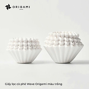 Giấy lọc 50 tờ hình tròn Wave cho phễu kalita 155 185 ORIGAMI